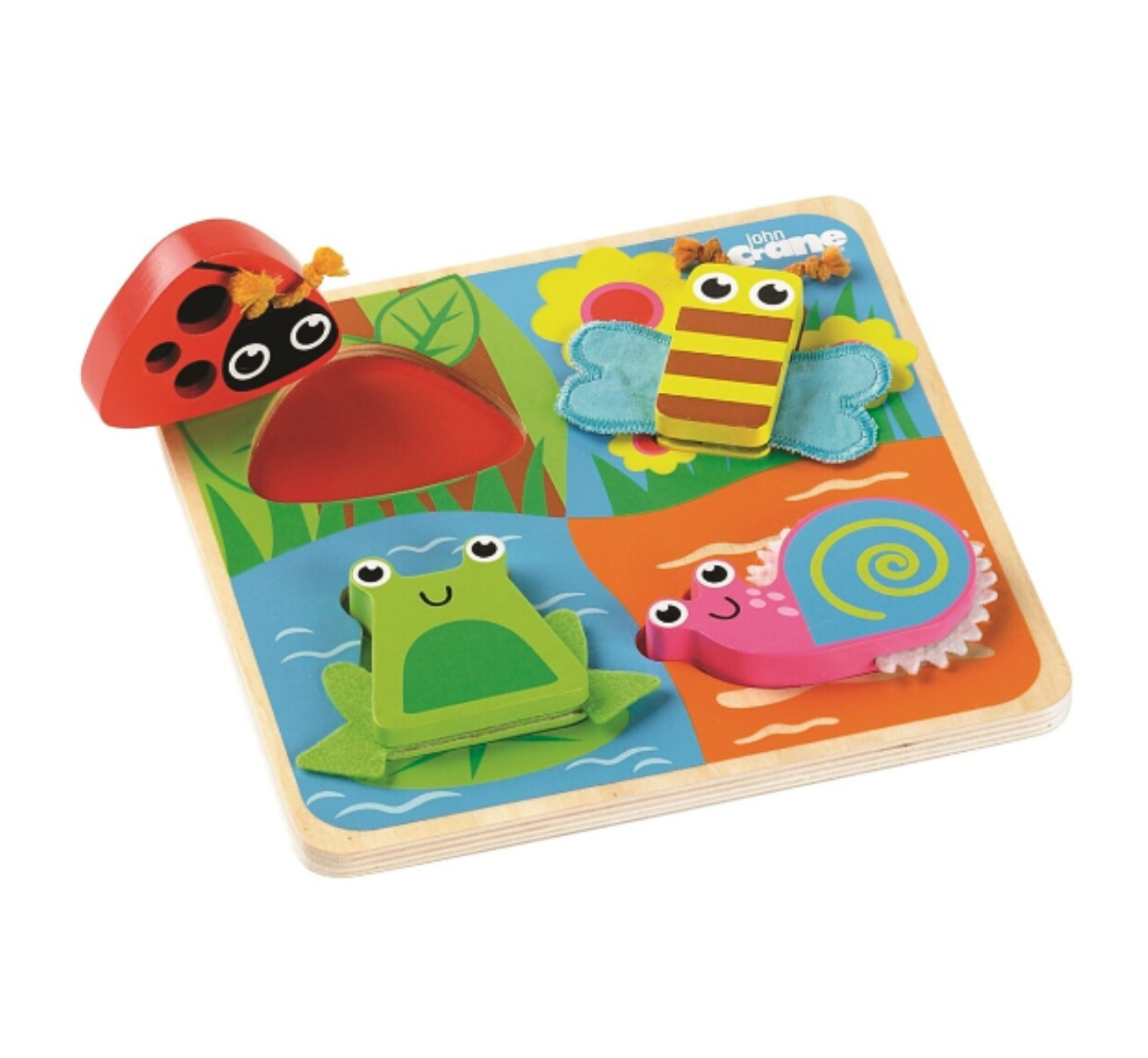 Puzzle sensorial insectos