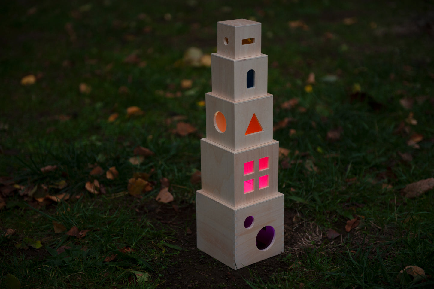 Cubos apilables translúcidos - Andreu Toys