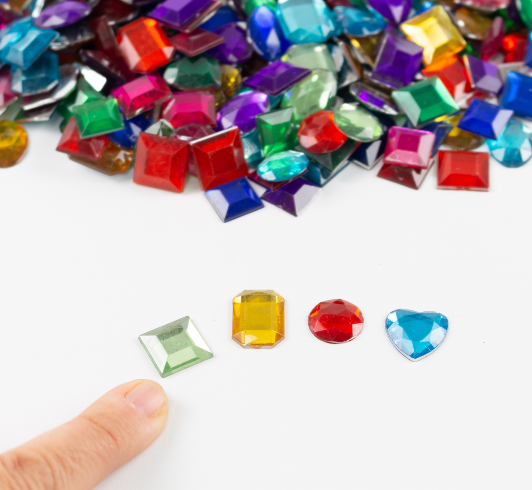 Piedras preciosas pequeñas