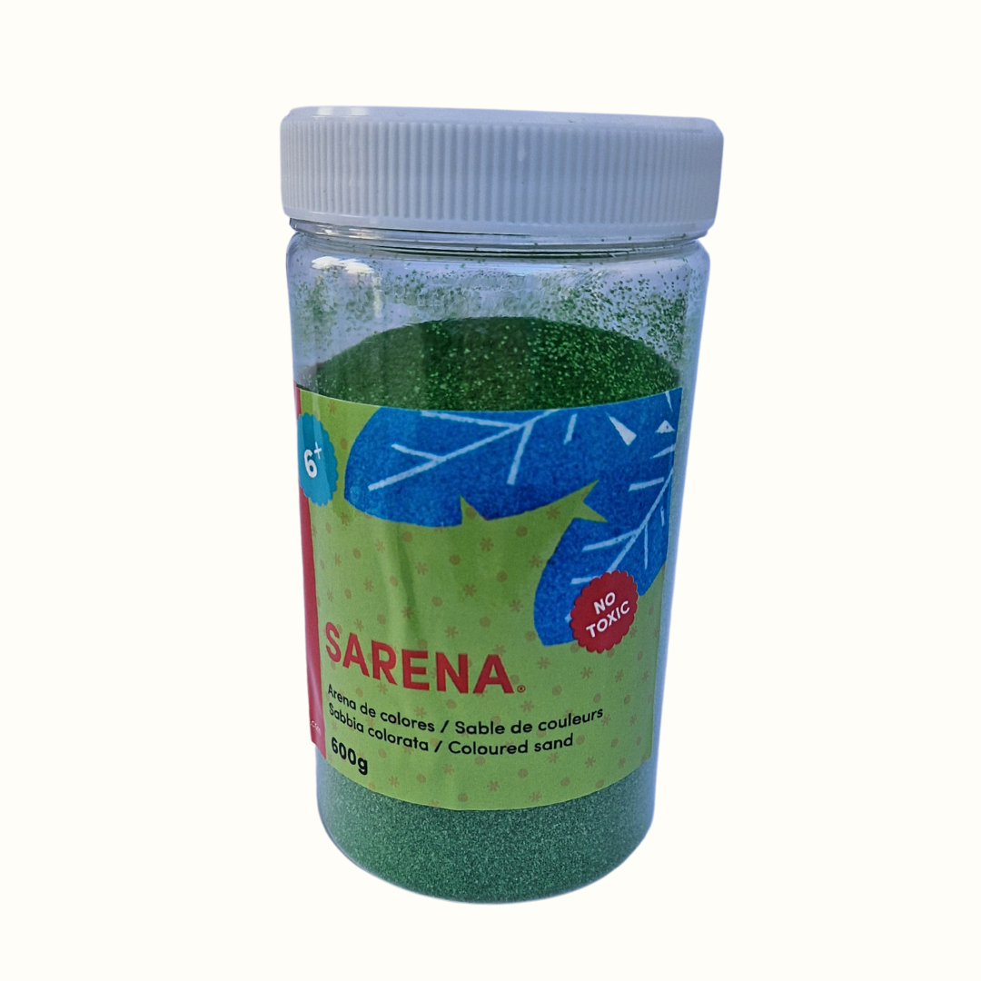 Arena de color verde oliva