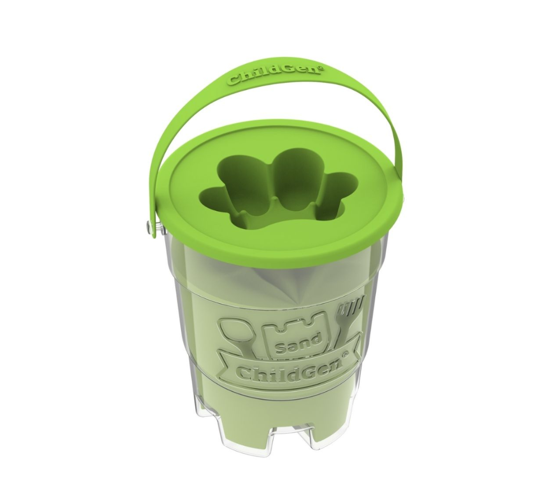 Arena cinética verde - 500 g.