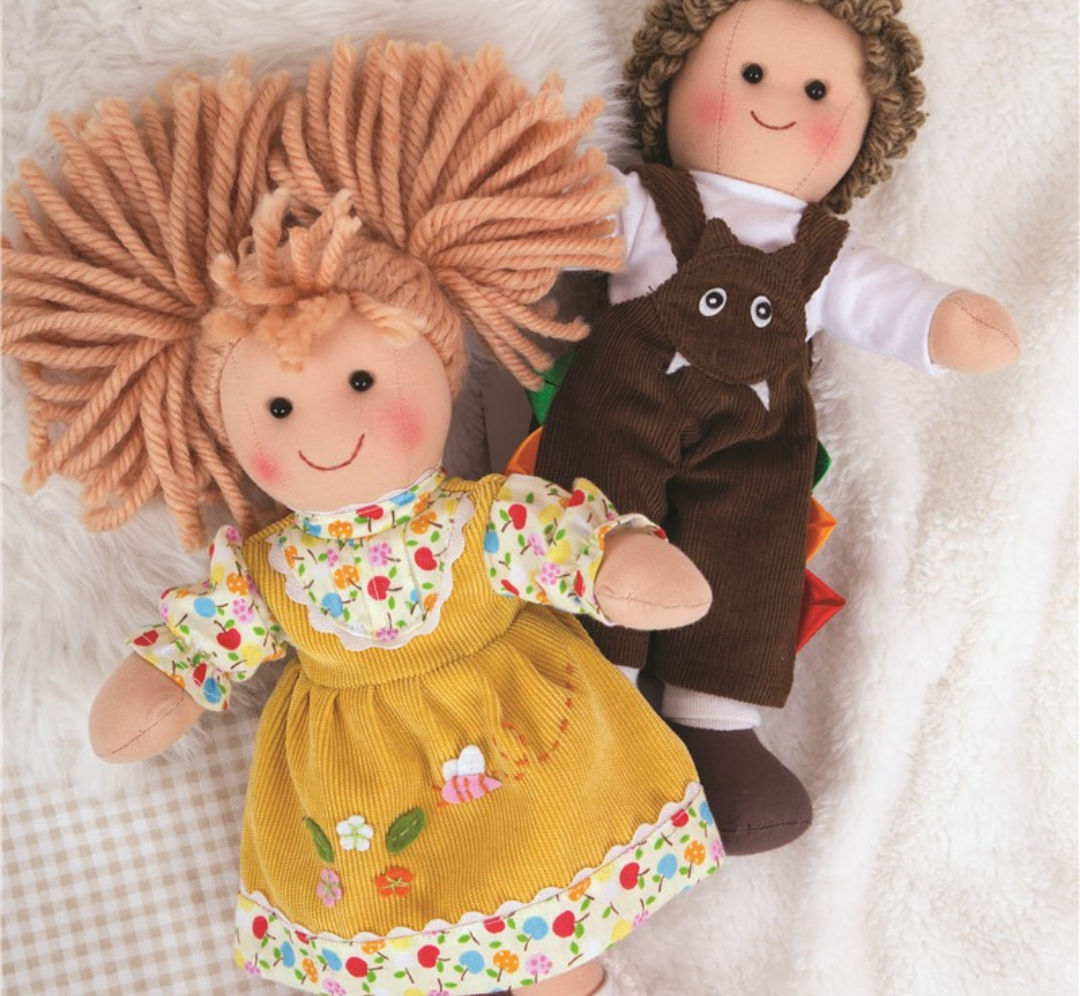 Daisy - Muñeca de tela pequeña