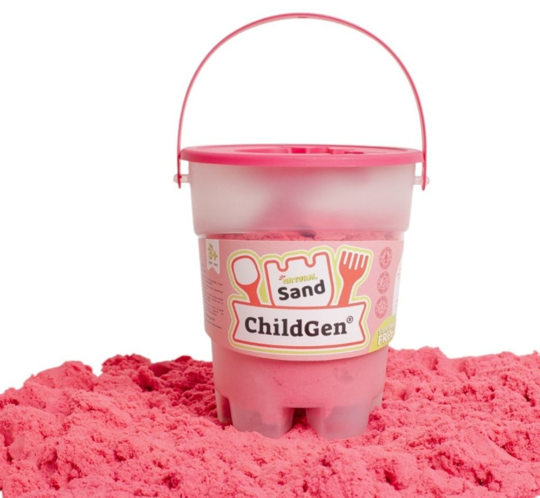 Arena cinética rosa - 500 g.