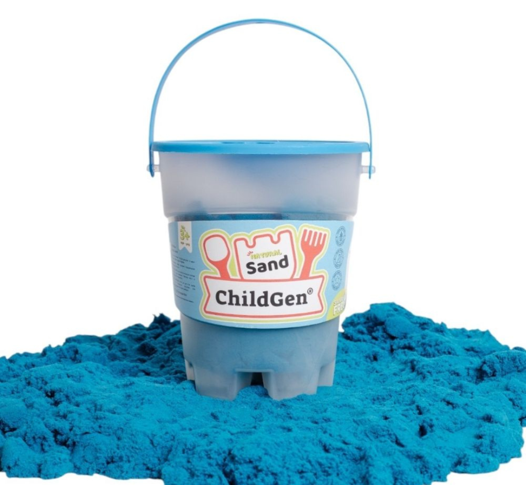 Arena cinética azul - 500 g.