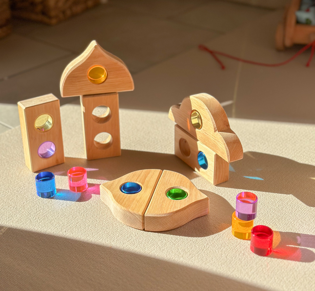 Peephole Blocks - 20 pcs - Bauspiel