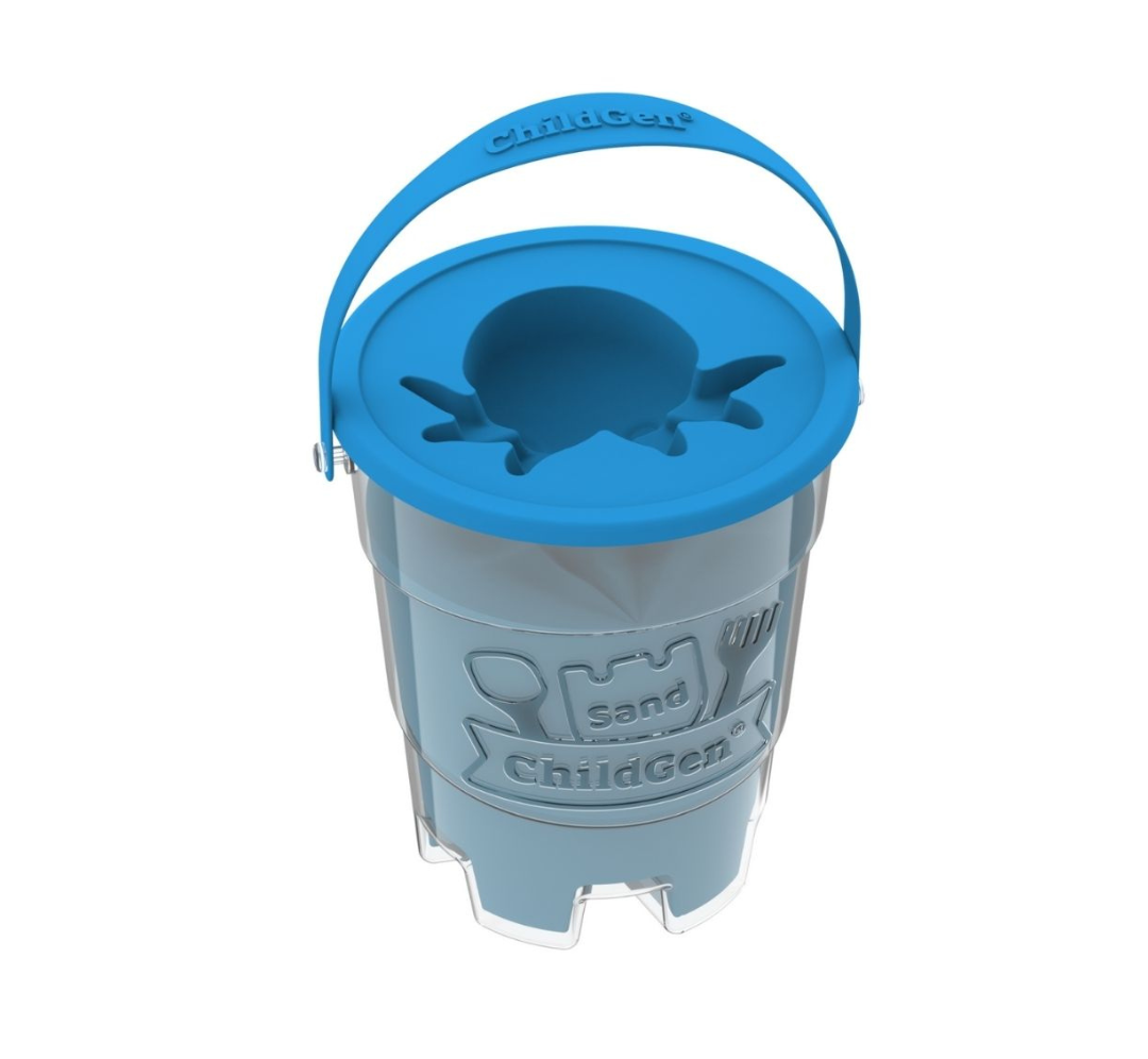 Arena cinética azul - 500 g.