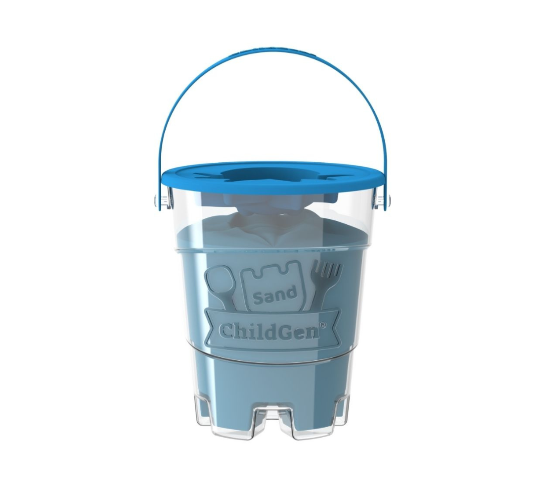 Arena cinética azul - 500 g.