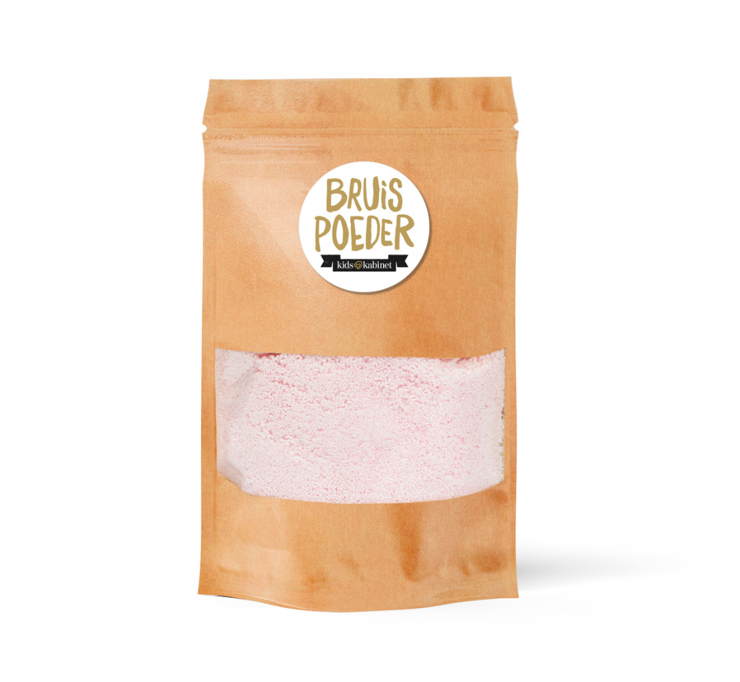Polvo efervescente sensorial rosa