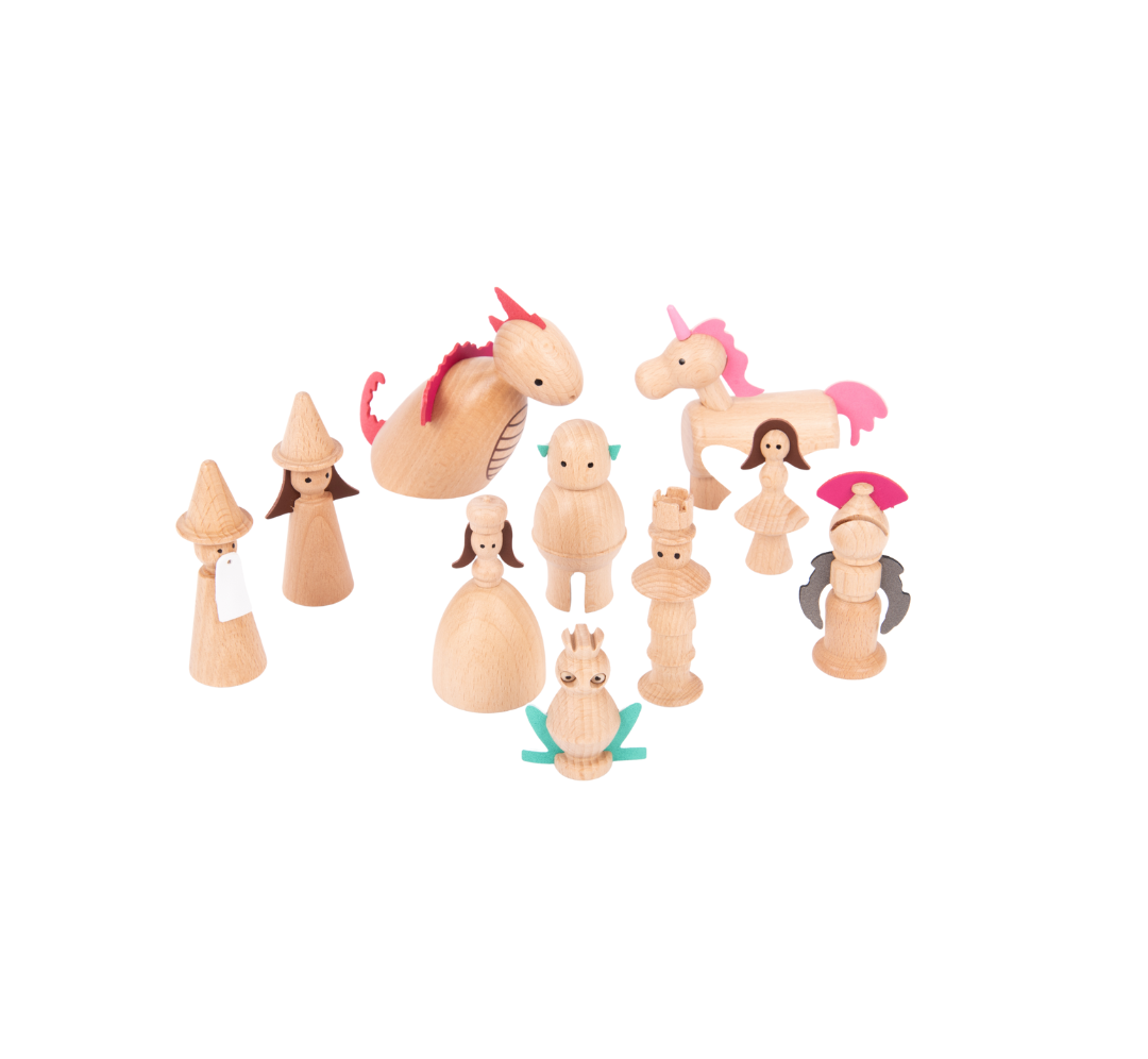Figuras encantadas de madera - Tickit