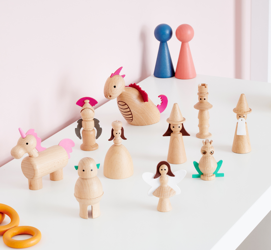 Figuras encantadas de madera - Tickit