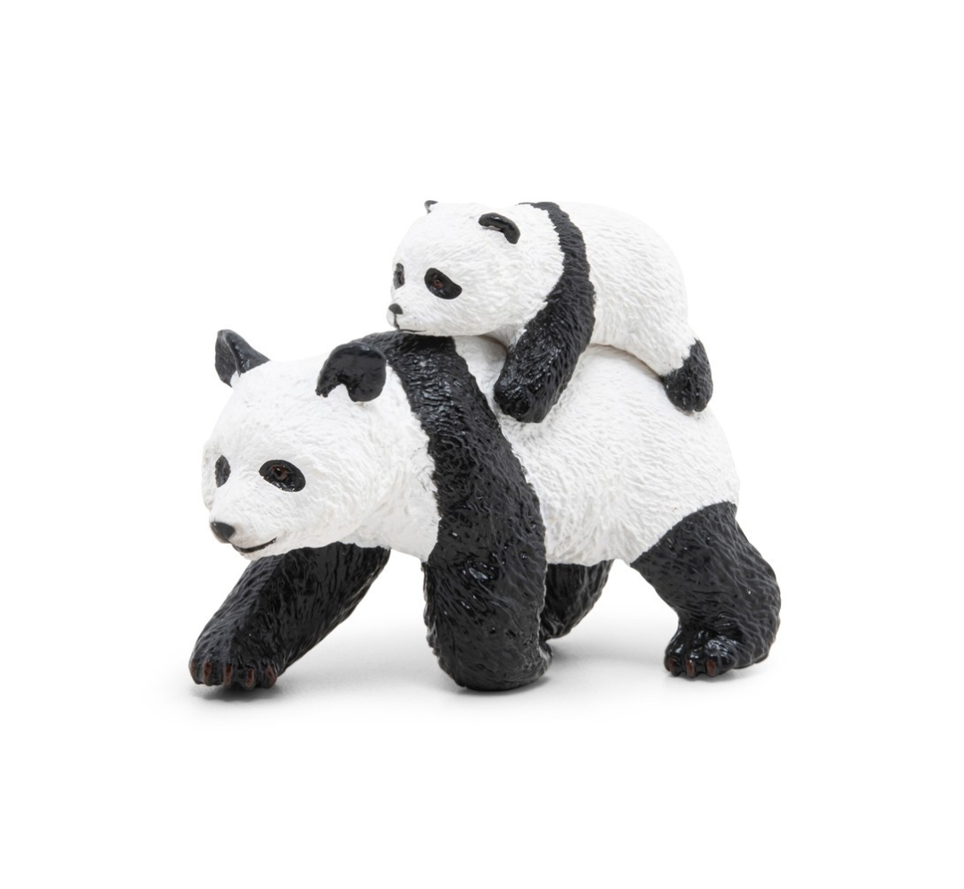 Panda y bebe panda