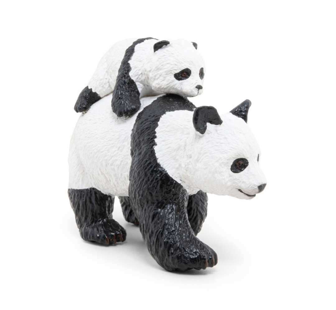 Panda y bebe panda
