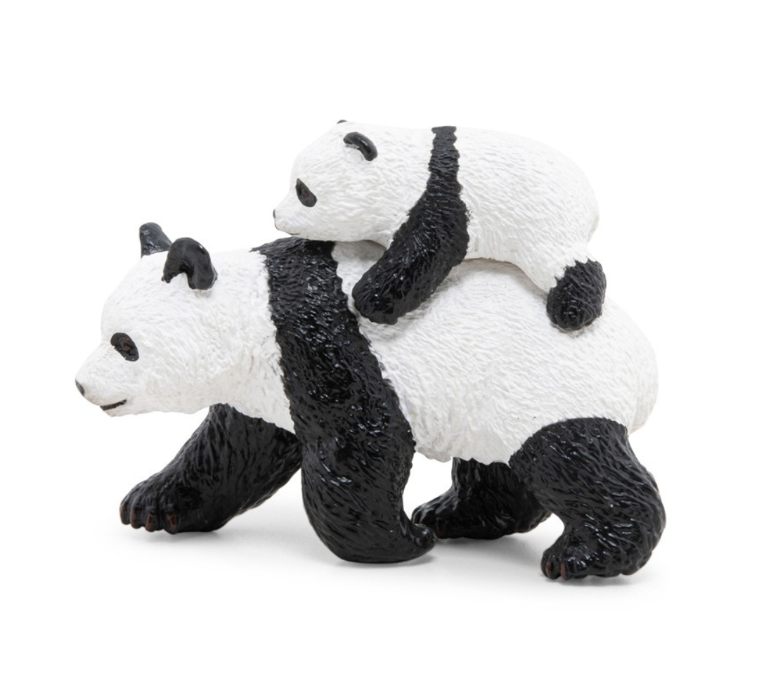 Panda y bebe panda