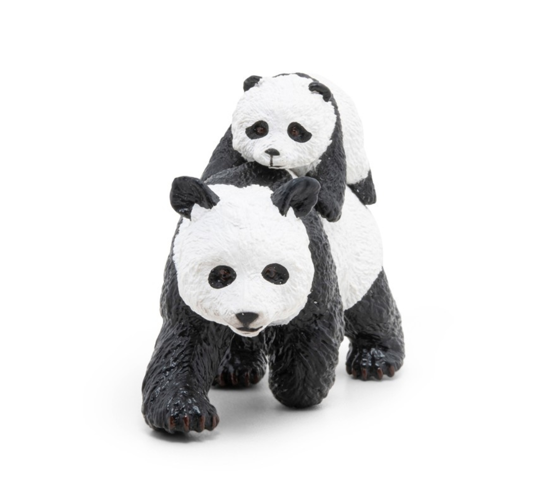 Panda y bebe panda