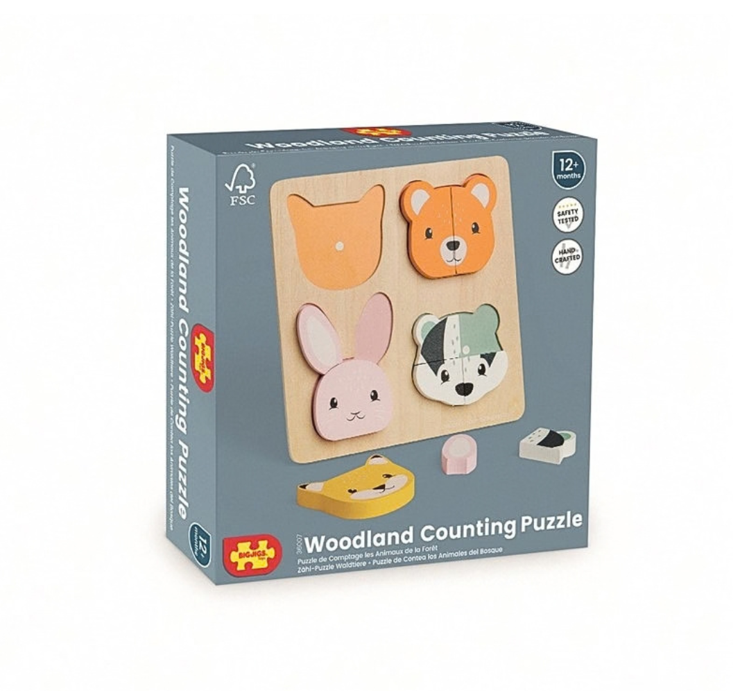Puzzle animales del bosque