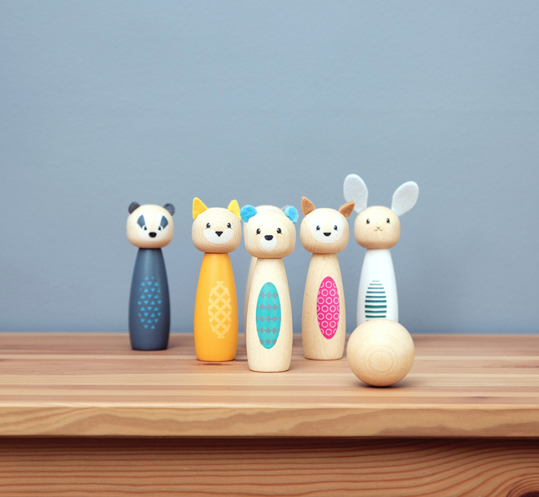 Bolos de animales del bosque