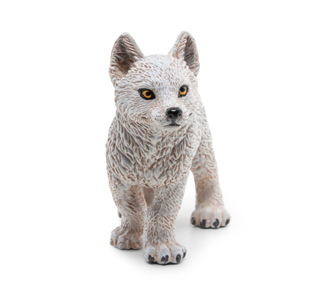 Lobo polar cría