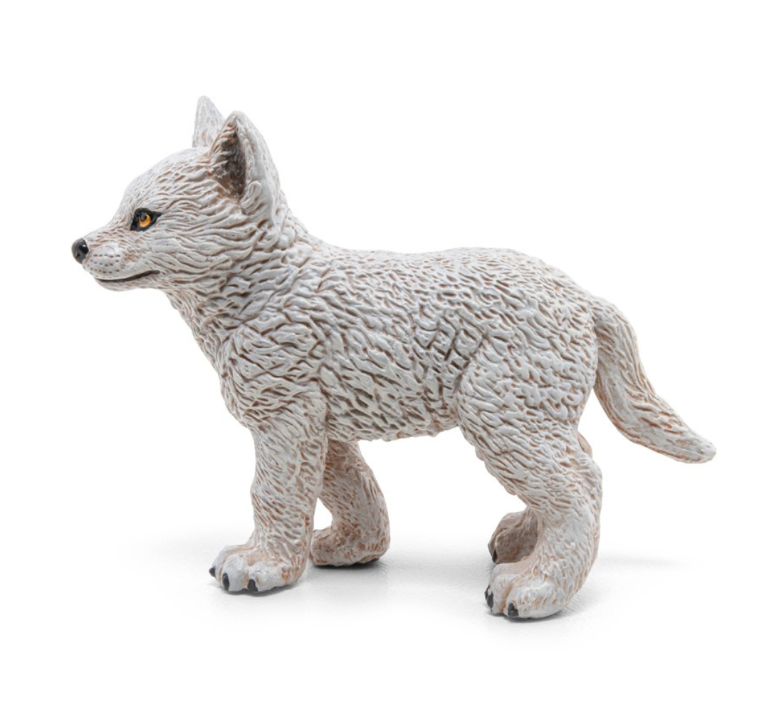 Lobo polar cría