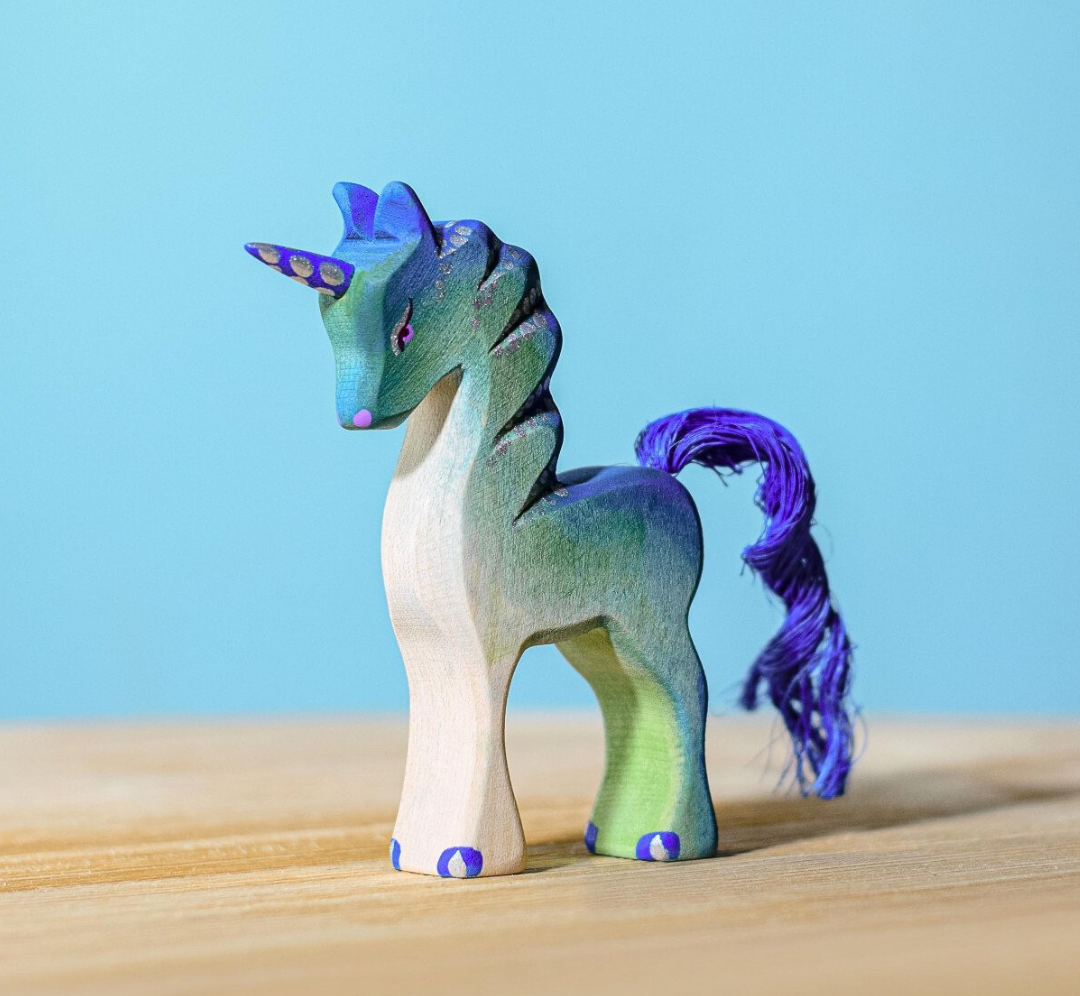 Unicornio verde bebé - Bumbu Toys