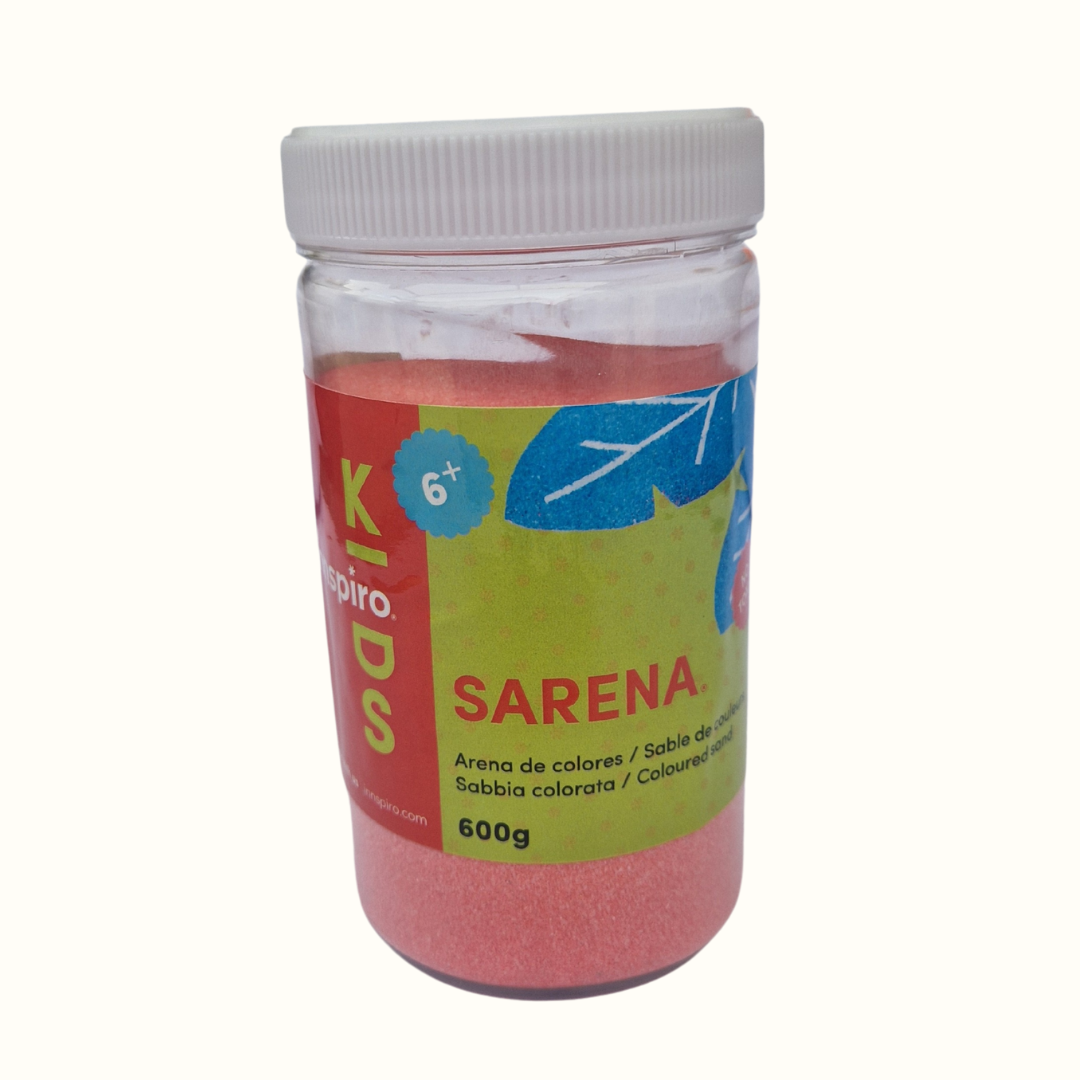 Arena de color rosado