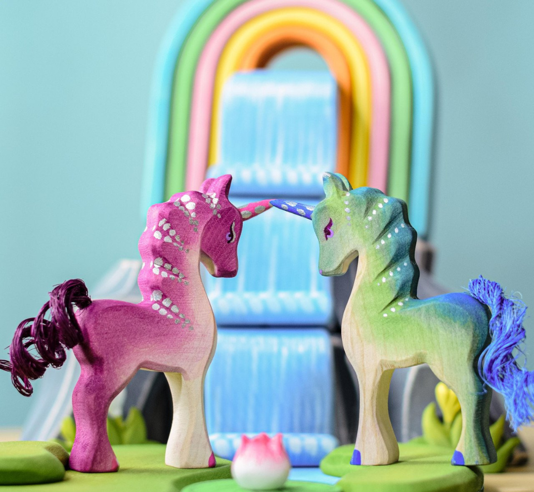 Unicornio rosa bebé - Bumbu Toys