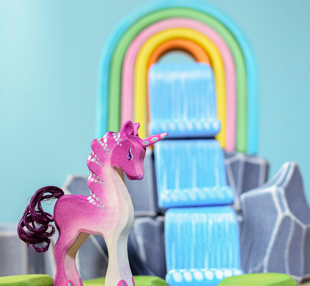 Unicornio rosa bebé - Bumbu Toys