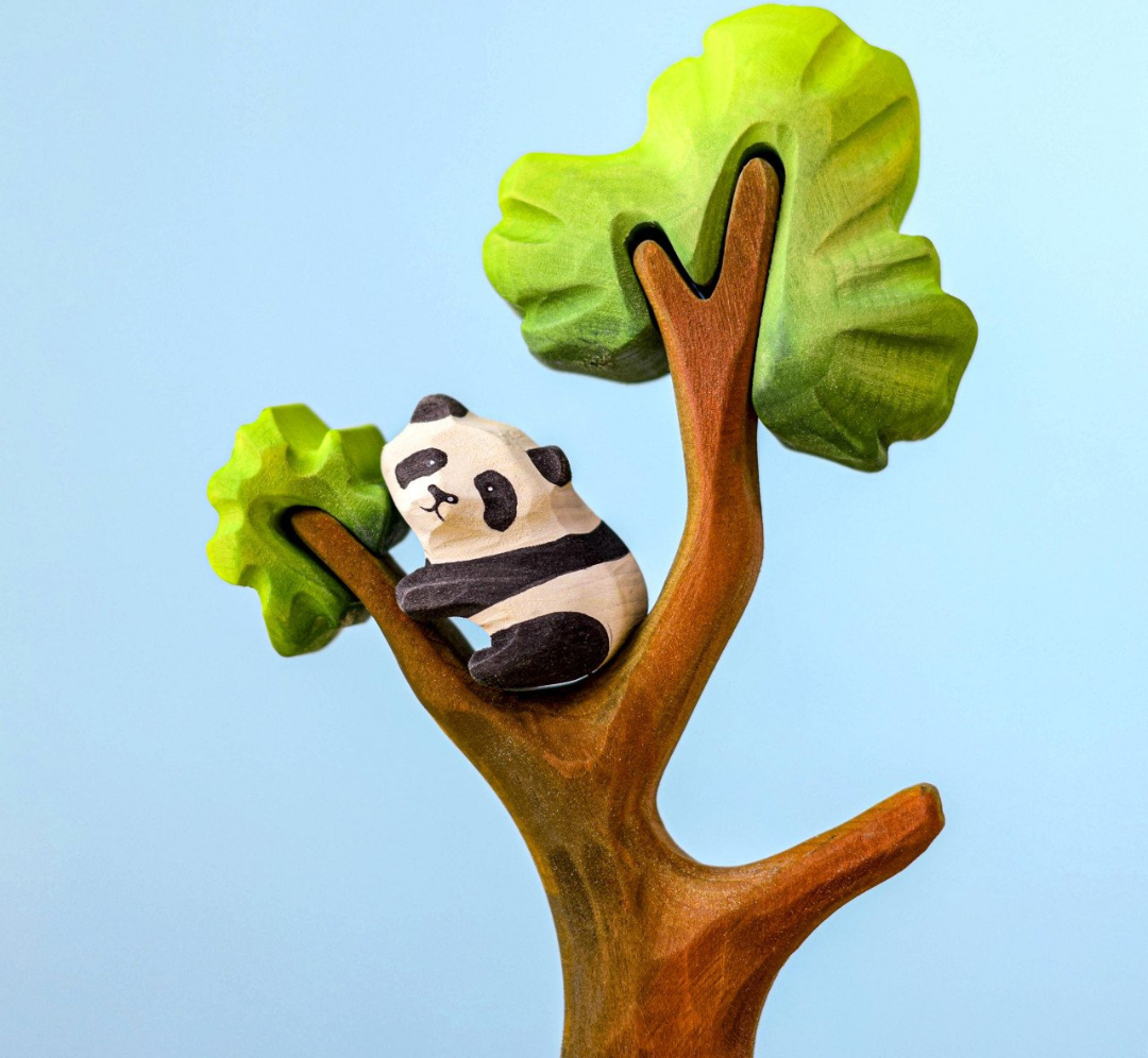 Familia y árbol de osos panda - Bumbu Toys