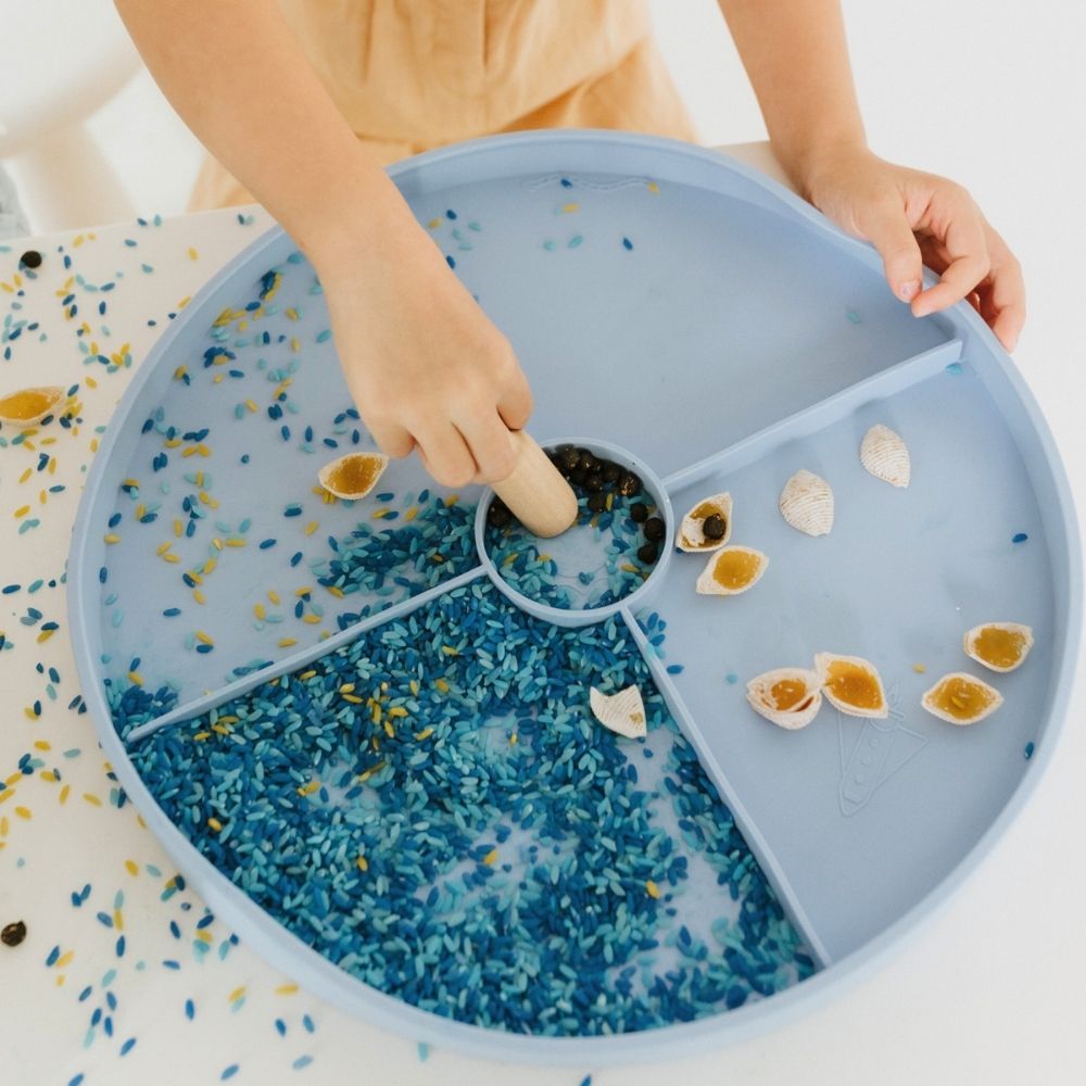 Bandeja sensorial Play Tray azul de Jellystone