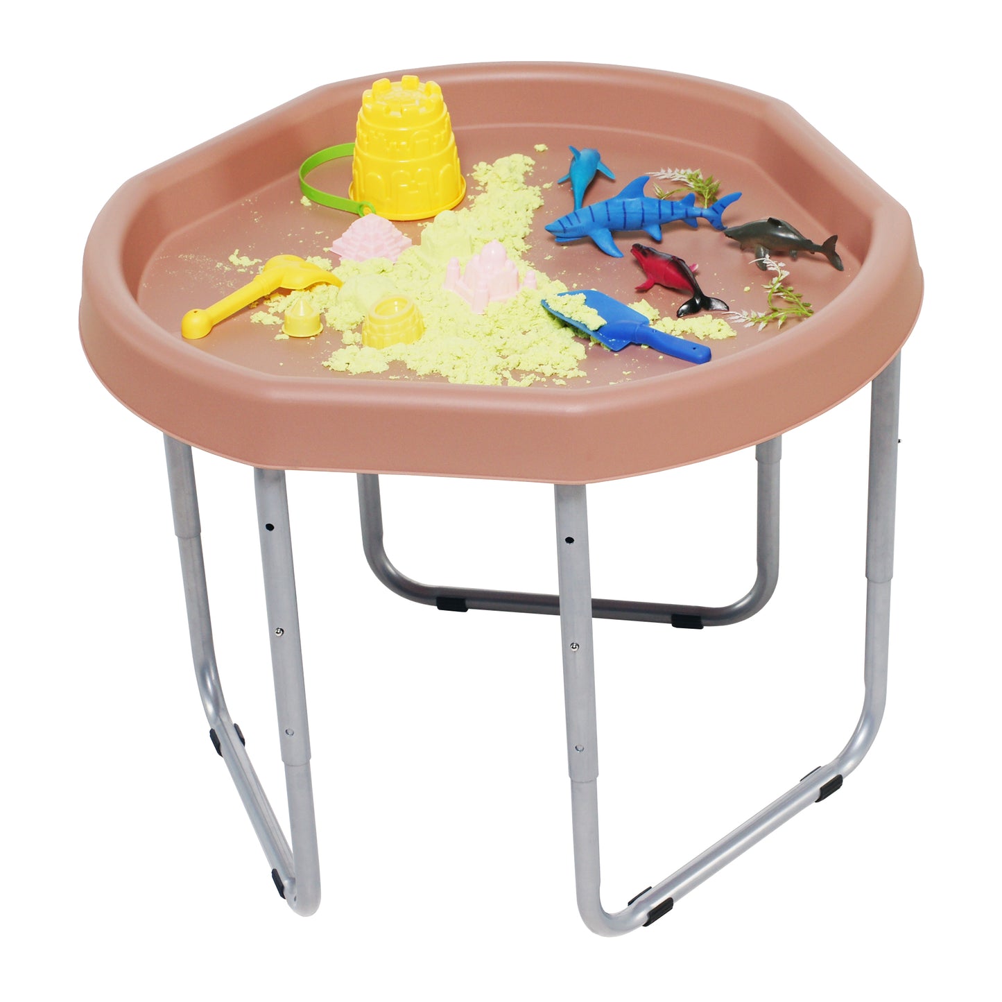 Bandeja Tuff Tray Hexacle con patas - Coral