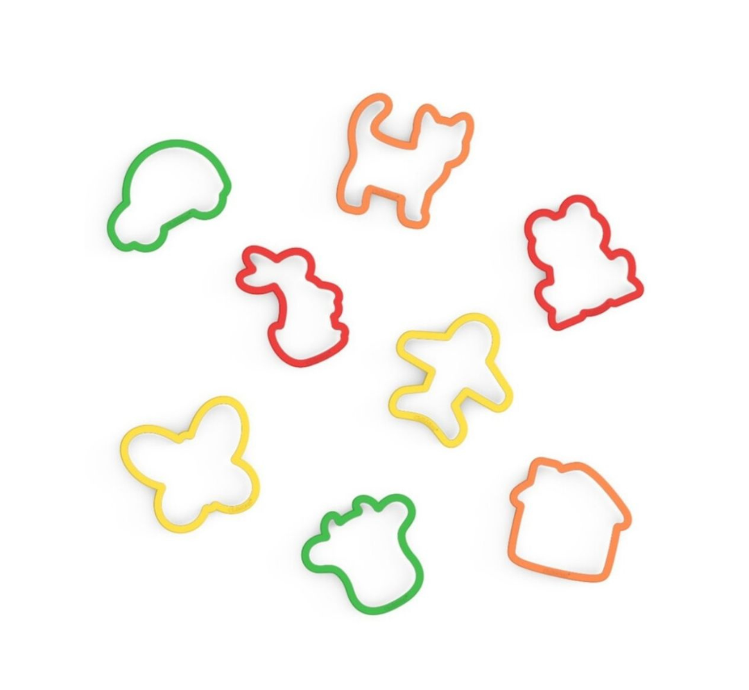 Moldes de animales y vehículos para arena y plastilina