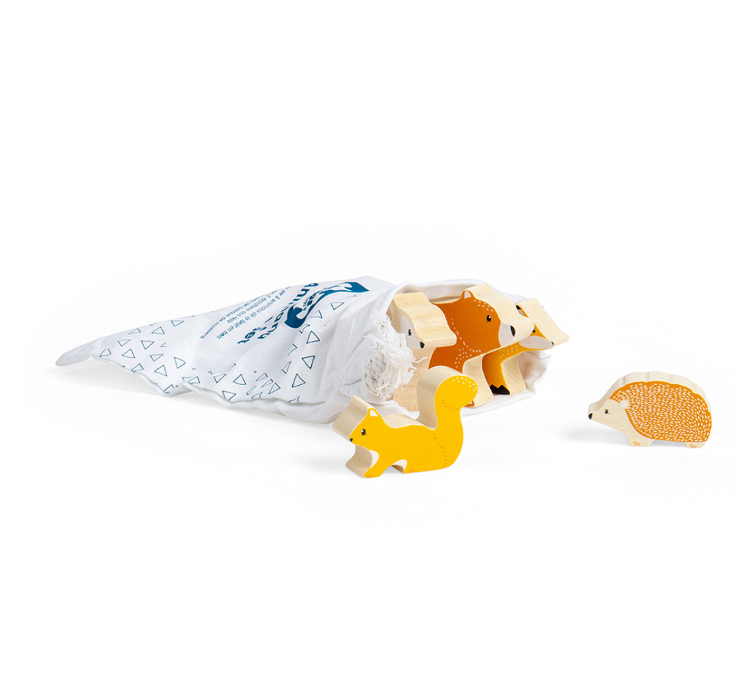 Conjunto de Animales del Bosque