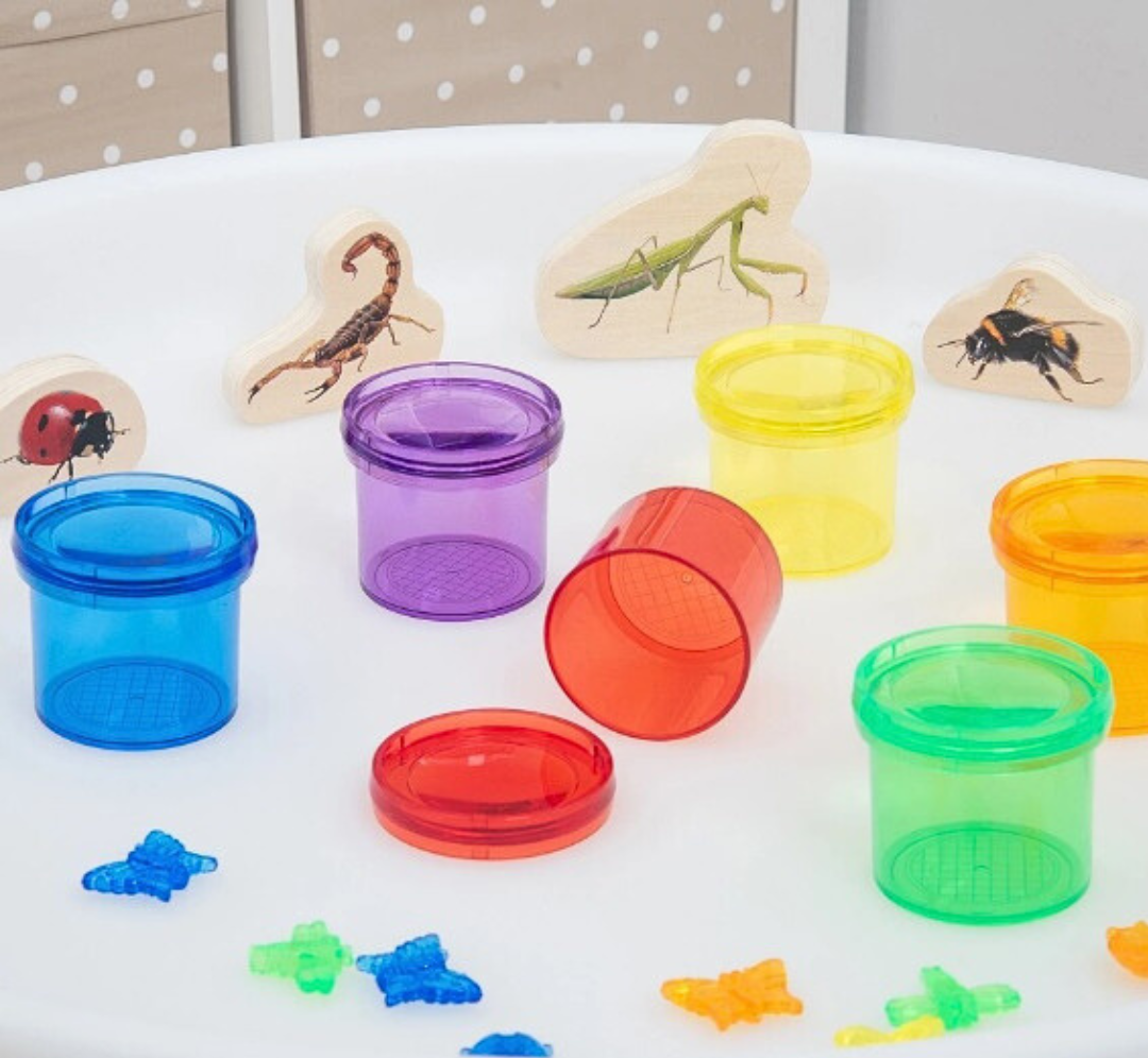 Cubos de colores  translúcidos