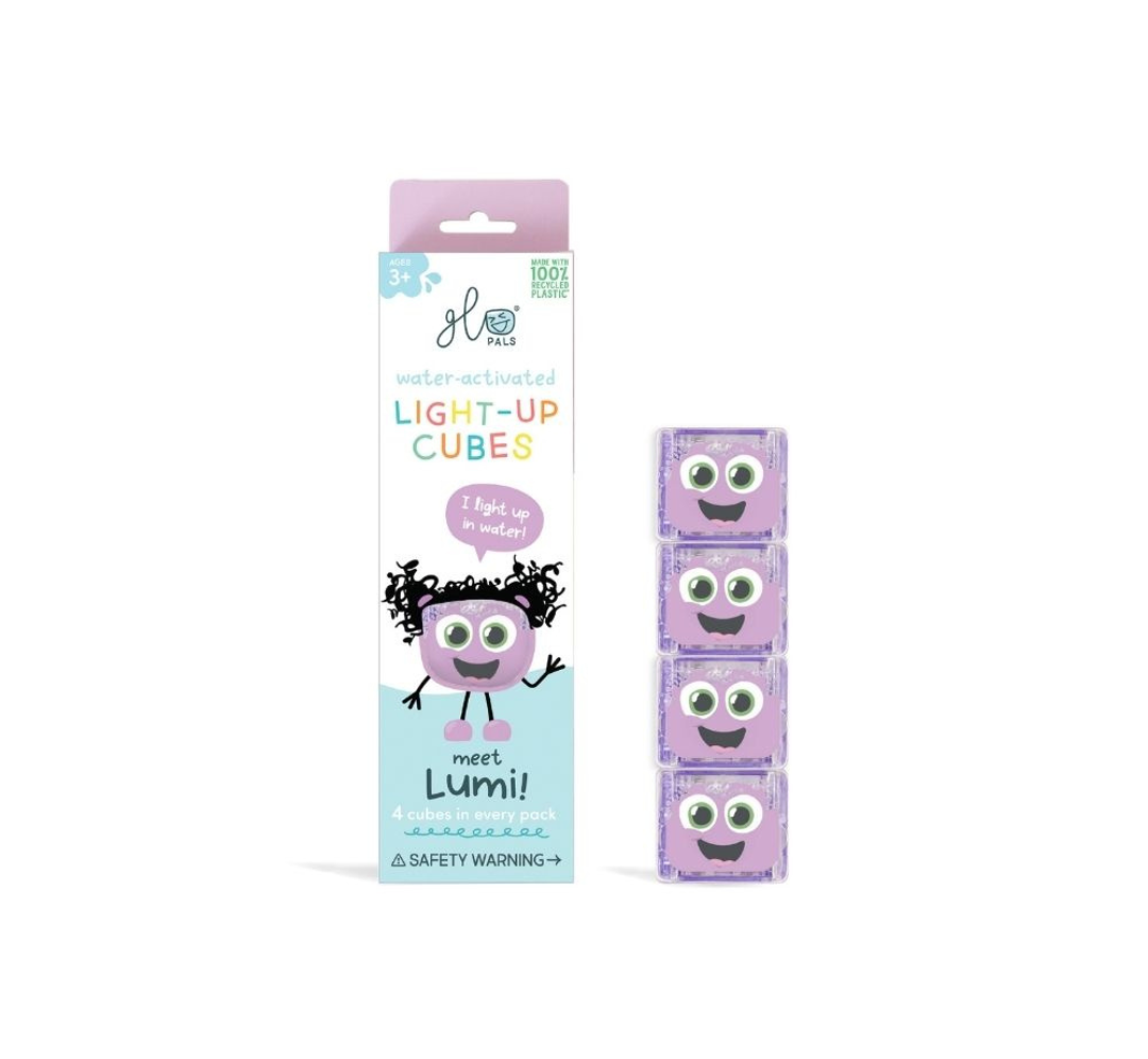 Cubos luminosos acuáticos Lumi Lila