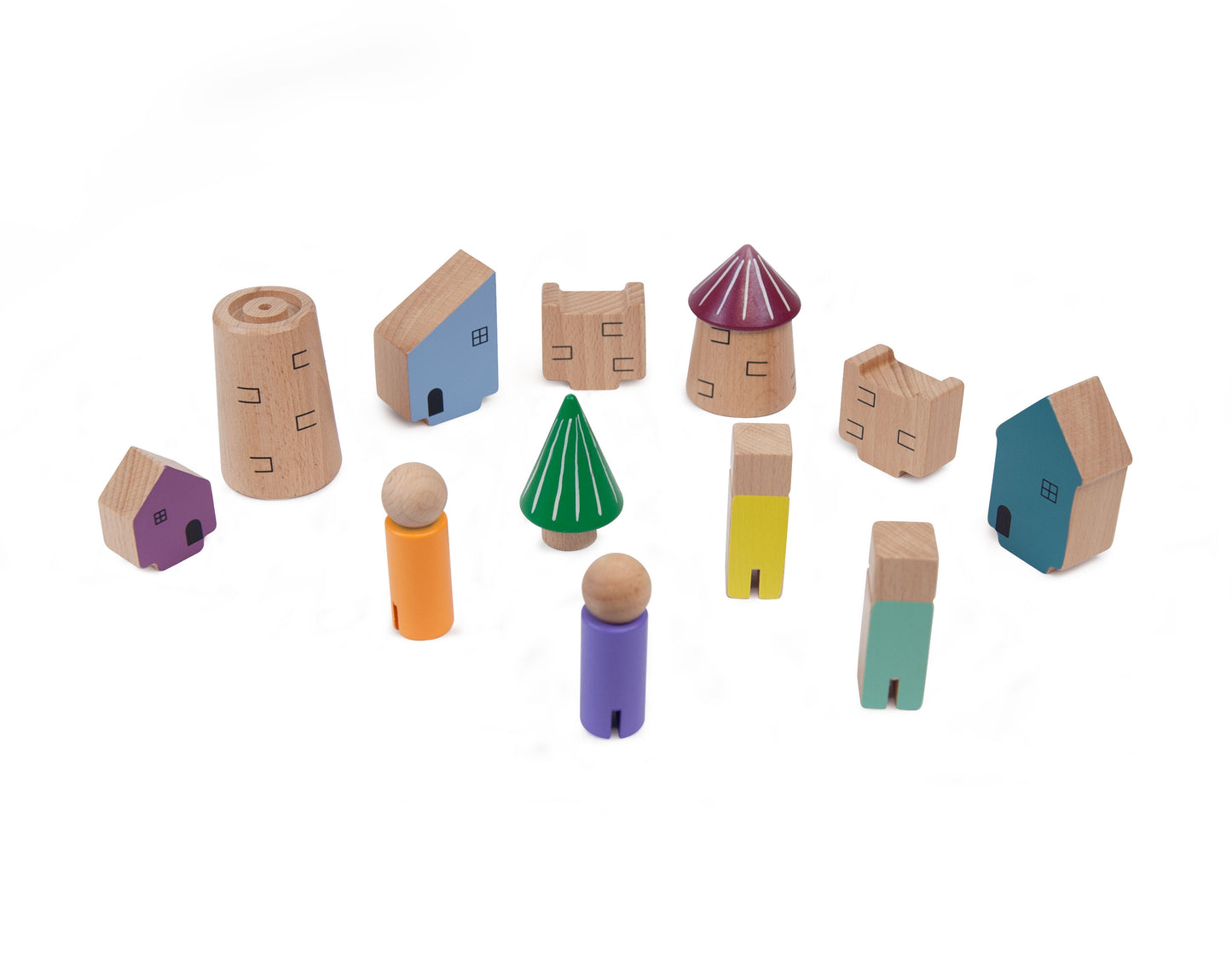 Puzzle 3D Pueblo - Encaje y Minimundos