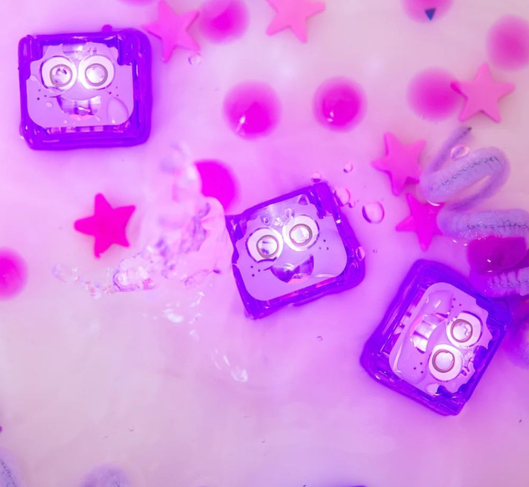 Cubos luminosos acuáticos Lumi Lila