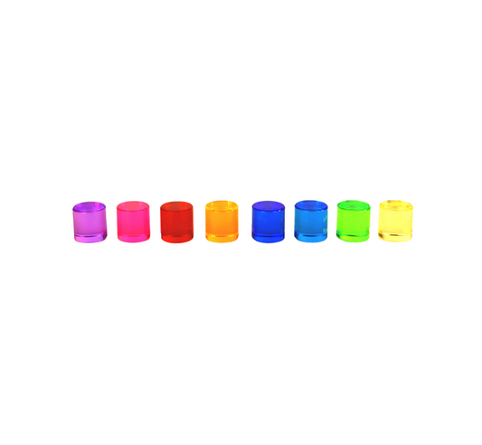 Cilindros translúcidos - 16 pcs - Bauspiel