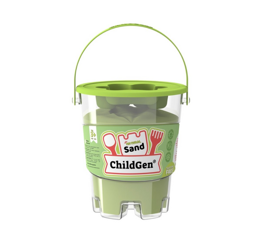 Arena cinética verde - 500 g.