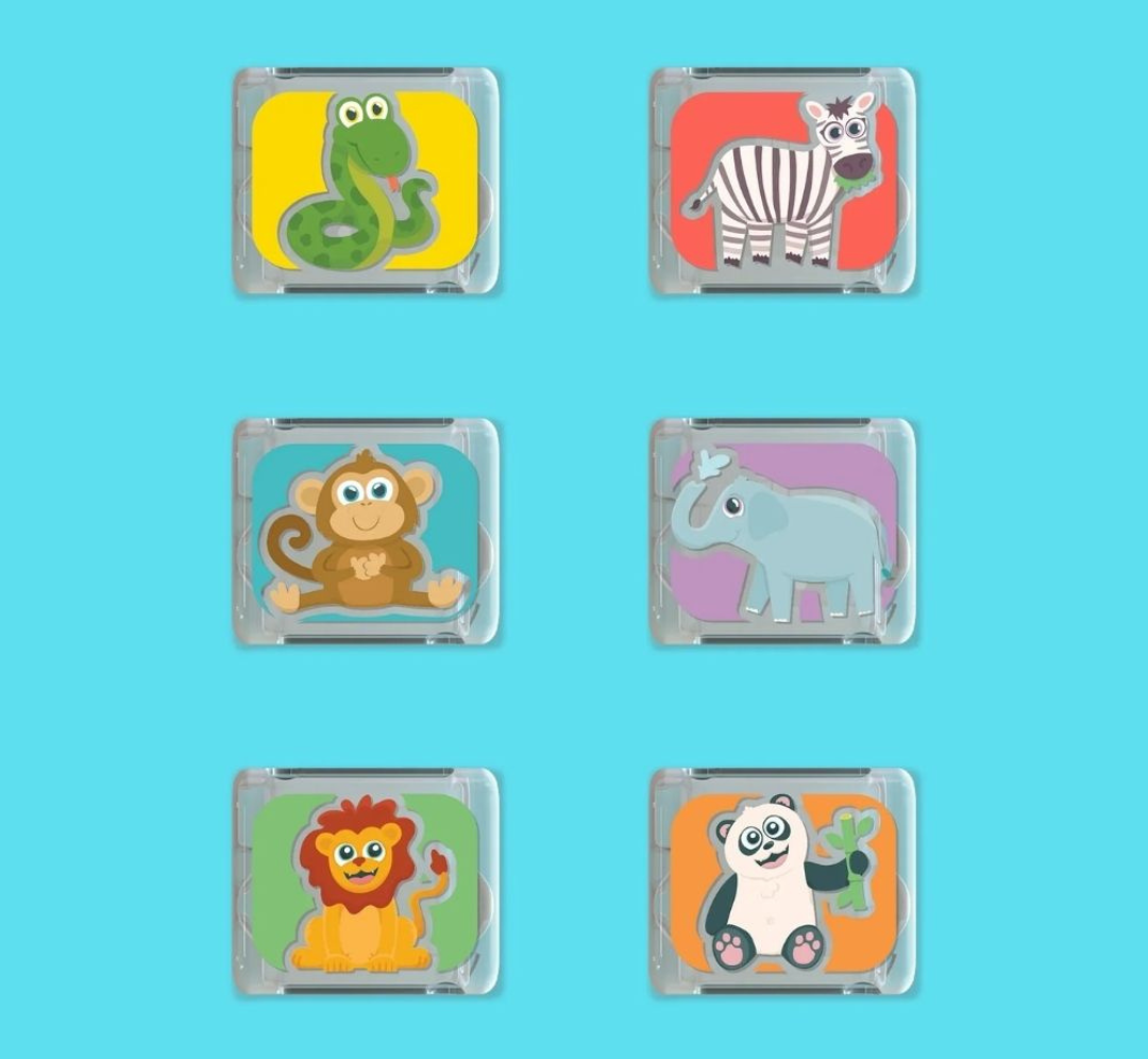 Cubos luminosos Zoo de Glopals