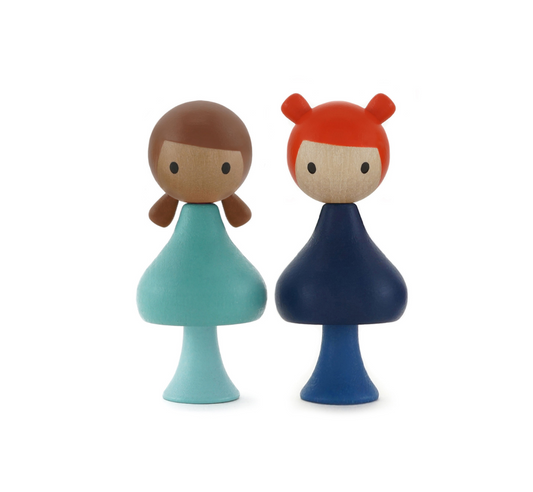 Annie & Sophia -  CLiCQUES - Figuras de madera
