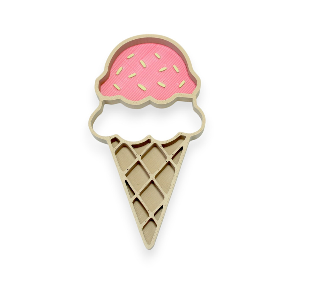 Helado de bolas - Molde de relleno