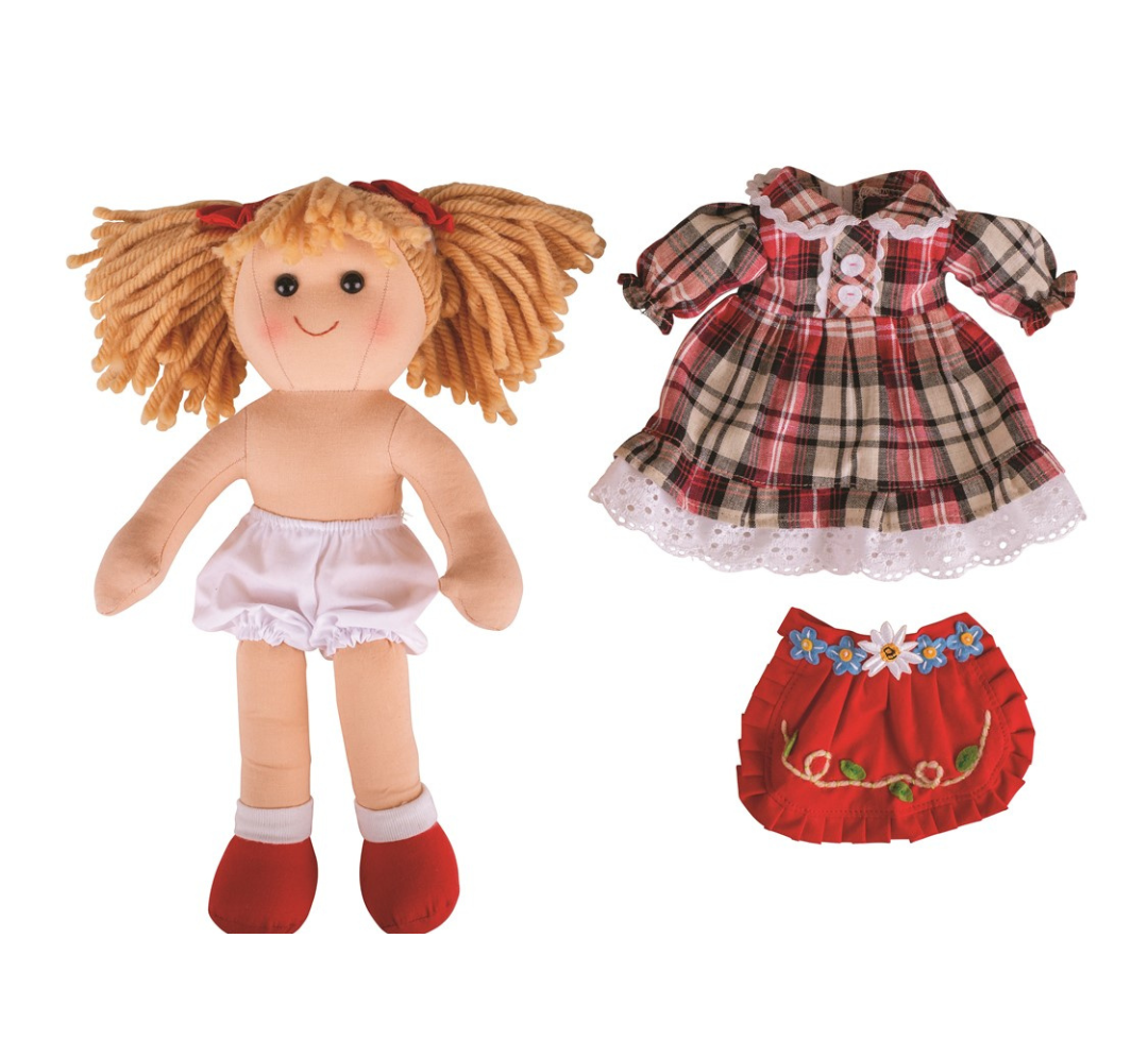 Mandie - Muñeca de tela mediana