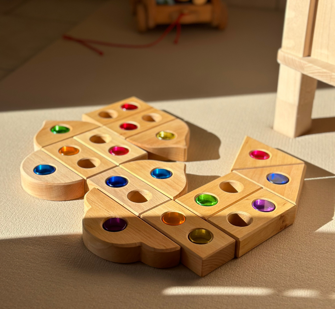 Peephole Blocks - 20 pcs - Bauspiel