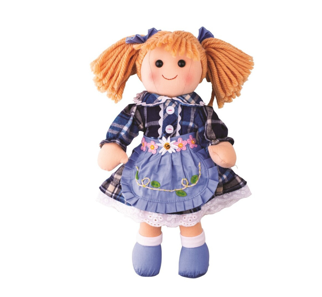 Katie - Muñeca de tela mediana