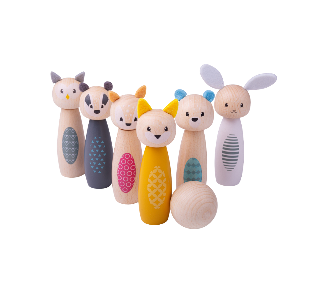 Bolos de animales del bosque