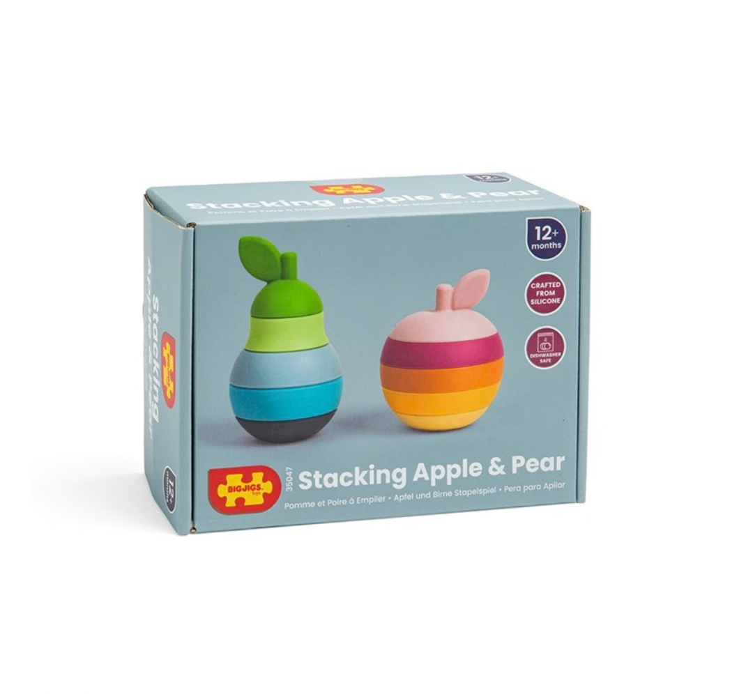 Apilable de Silicona Manzana y Pera
