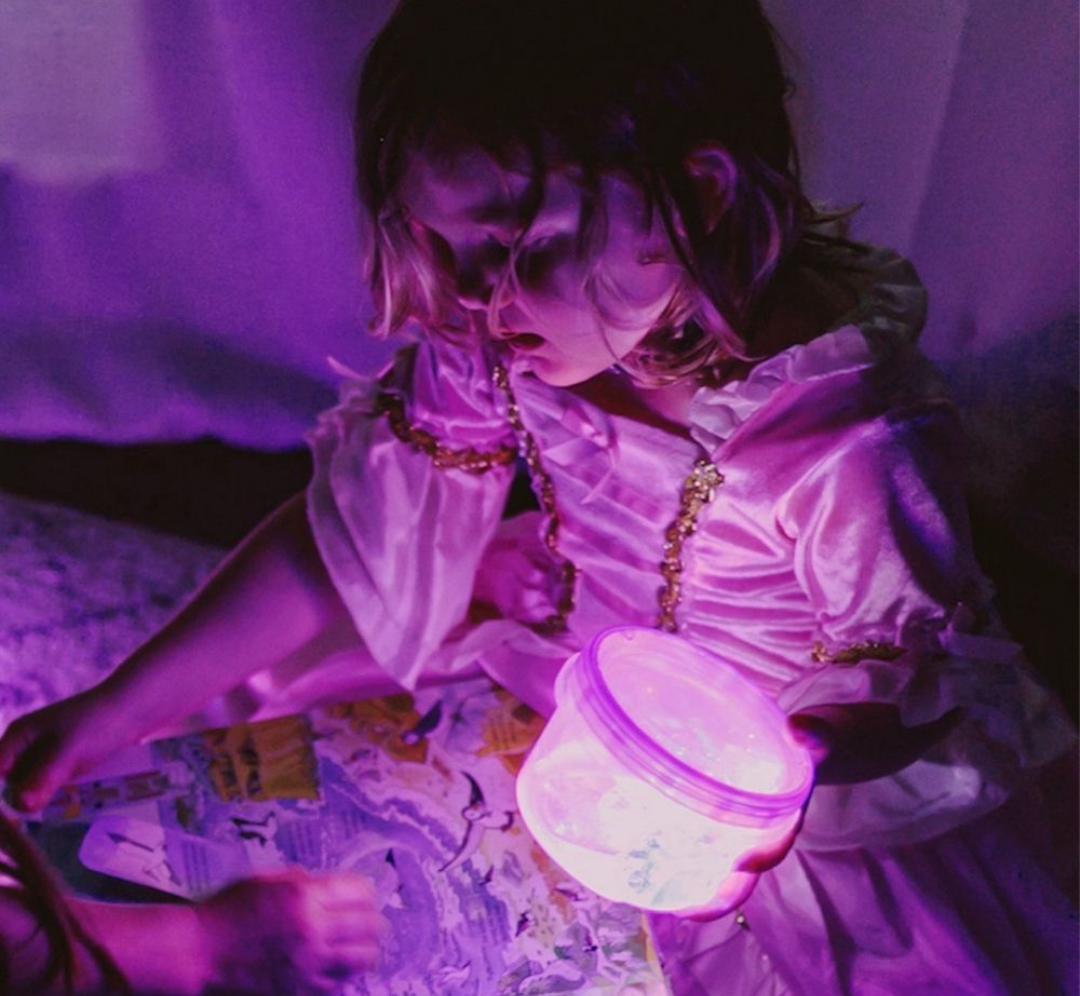 Cubos luminosos acuáticos Lumi Lila