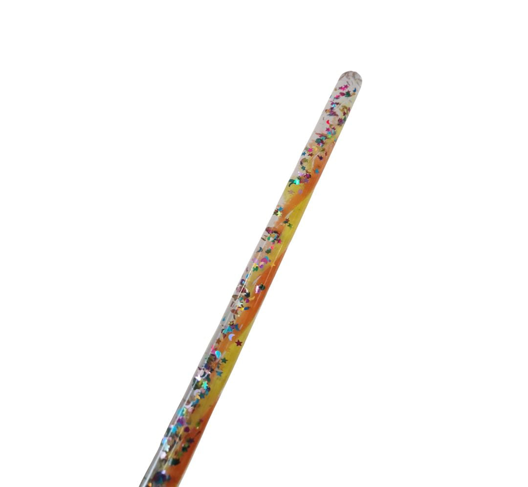 Tubo mágico Espiral amarillo y naranja