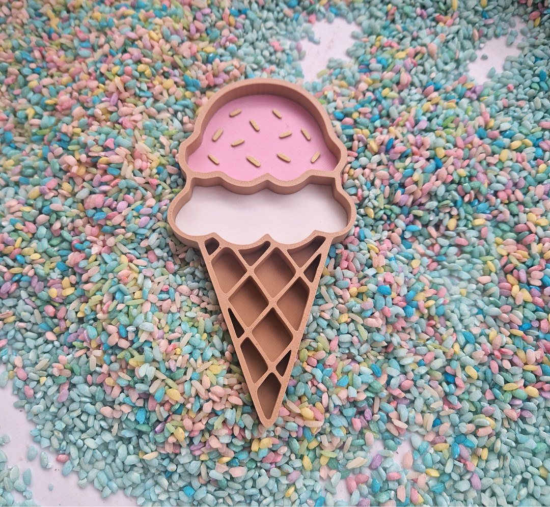 Helado de bolas - Molde de relleno