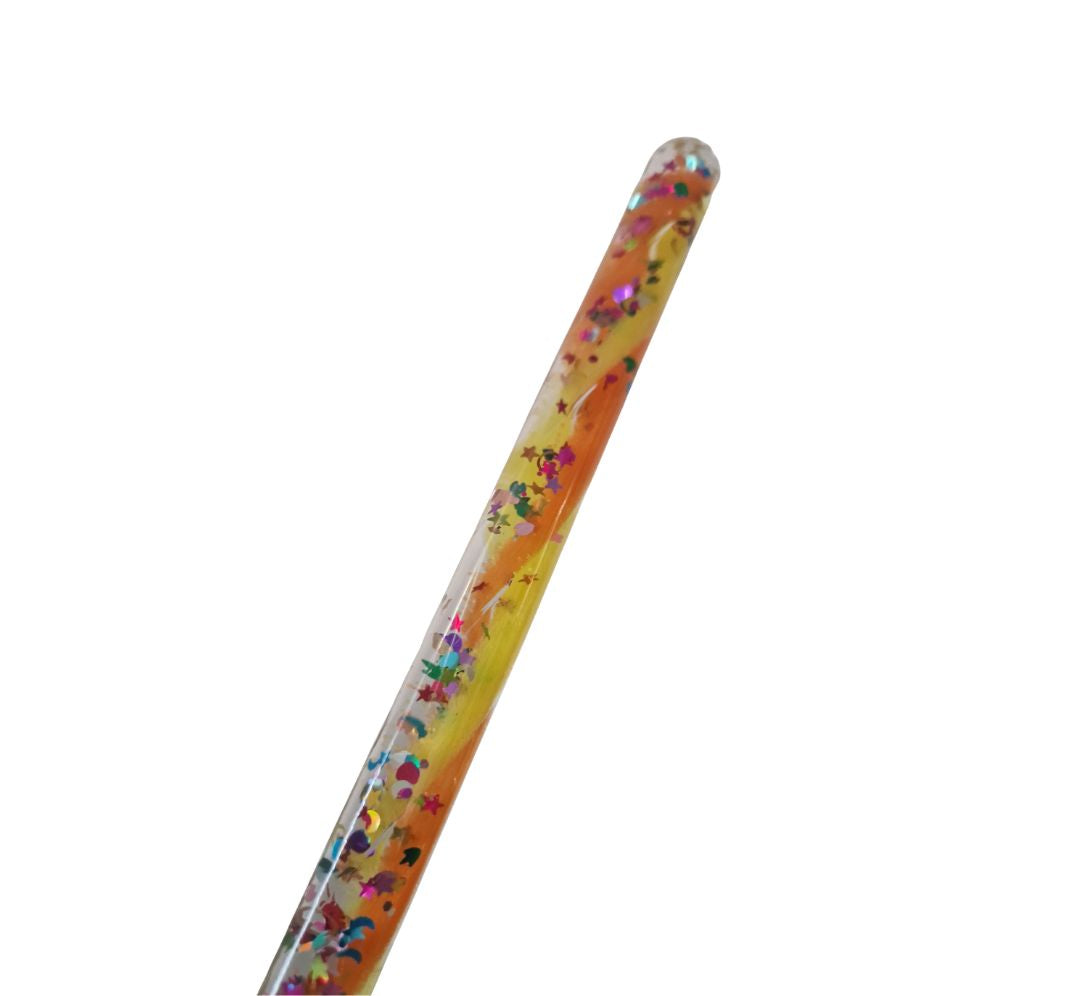 Tubo mágico Espiral amarillo y naranja