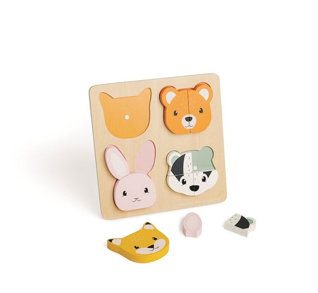 Puzzle animales del bosque